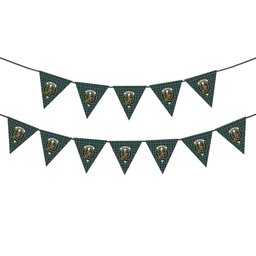 ScotsTee Shop Scottish MacLennan Ancient Crest Tartan Triangle Flags Tartan Bunting, Pennants (12pcs)