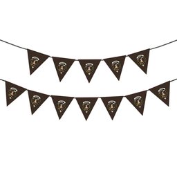 ScotsTee Shop Scottish Matheson Hunting STS incomplete sett Crest Tartan Triangle Flags Tartan Bunting, Pennants (12pcs)