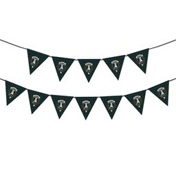 ScotsTee Shop Scottish McCallum Modern Crest Tartan Triangle Flags Tartan Bunting, Pennants (12pcs)