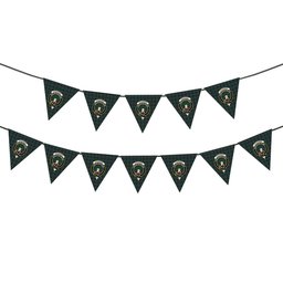 ScotsTee Shop Scottish Stevenson Modern Crest Tartan Triangle Flags Tartan Bunting, Pennants (12pcs)