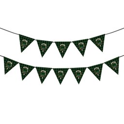 ScotsTee Shop Scottish McArthur Modern Crest Tartan Triangle Flags Tartan Bunting, Pennants (12pcs)