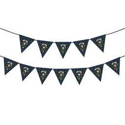 ScotsTee Shop Scottish Shaw of Carolina Modern Crest Tartan Triangle Flags Tartan Bunting, Pennants (12pcs)