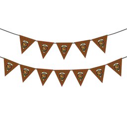 ScotsTee Shop Scottish McFie Ancient Crest Tartan Triangle Flags Tartan Bunting, Pennants (12pcs)