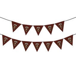 ScotsTee Shop Scottish Matheson Dress Crest Tartan Triangle Flags Tartan Bunting, Pennants (12pcs)