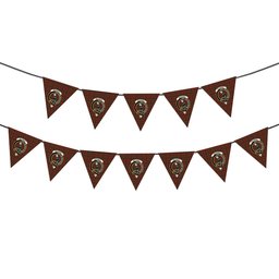 ScotsTee Shop Scottish MacInnes Hastie Crest Tartan Triangle Flags Tartan Bunting, Pennants (12pcs)