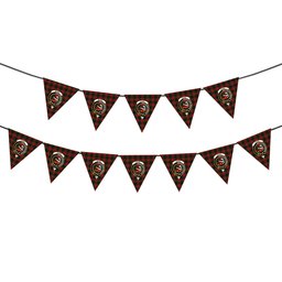 ScotsTee Shop Scottish Skene of Cromar Crest Tartan Triangle Flags Tartan Bunting, Pennants (12pcs)