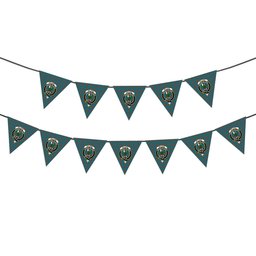 ScotsTee Shop Scottish McLaine of Lochbuie Hunting Ancient Crest Tartan Triangle Flags Tartan Bunting, Pennants (12pcs)