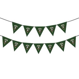 ScotsTee Shop Scottish McLean of Duart Hunting Ancient Crest Tartan Triangle Flags Tartan Bunting, Pennants (12pcs)