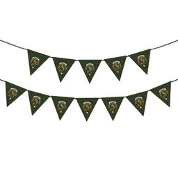 ScotsTee Shop Scottish MacIntosh Hunting Crest Tartan Triangle Flags Tartan Bunting, Pennants (12pcs)