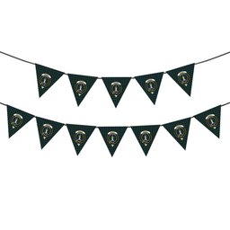 ScotsTee Shop Scottish MacKay Bonner Crest Tartan Triangle Flags Tartan Bunting, Pennants (12pcs)