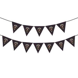 ScotsTee Shop Scottish Robertson of Struan Modern Crest Tartan Triangle Flags Tartan Bunting, Pennants (12pcs)