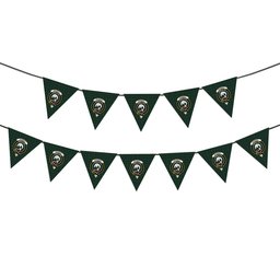 ScotsTee Shop Scottish Kennedy Crest Tartan Triangle Flags Tartan Bunting, Pennants (12pcs)