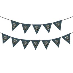 ScotsTee Shop Scottish Strange of Balkaskie Modern Crest Tartan Triangle Flags Tartan Bunting, Pennants (12pcs)