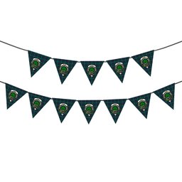 ScotsTee Shop Scottish Irvine Modern Crest Tartan Triangle Flags Tartan Bunting, Pennants (12pcs)