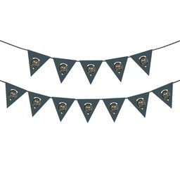 ScotsTee Shop Scottish Ralston UK Crest Tartan Triangle Flags Tartan Bunting, Pennants (12pcs)