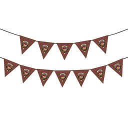 ScotsTee Shop Scottish McDonald of Glenaladale Ancient Crest Tartan Triangle Flags Tartan Bunting, Pennants (12pcs)