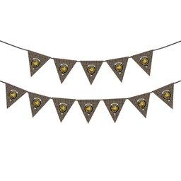 ScotsTee Shop Scottish Thompson Society Camel Crest Tartan Triangle Flags Tartan Bunting, Pennants (12pcs)