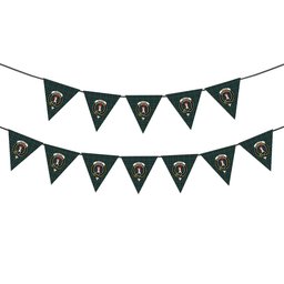 ScotsTee Shop Scottish Tailyour Modern Crest Tartan Triangle Flags Tartan Bunting, Pennants (12pcs)