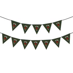 ScotsTee Shop Scottish MacDuff Hunting Ancient Crest Tartan Triangle Flags Tartan Bunting, Pennants (12pcs)