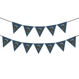 ScotsTee Shop Scottish Sandilands Crest Tartan Triangle Flags Tartan Bunting, Pennants (12pcs)