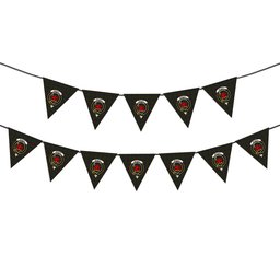ScotsTee Shop Scottish McDuff Hunting Crest Tartan Triangle Flags Tartan Bunting, Pennants (12pcs)