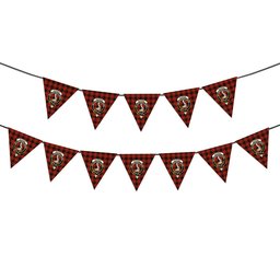 ScotsTee Shop Scottish Quarrie Ancient Crest Tartan Triangle Flags Tartan Bunting, Pennants (12pcs)