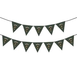 ScotsTee Shop Scottish McLellan Ancient Crest Tartan Triangle Flags Tartan Bunting, Pennants (12pcs)