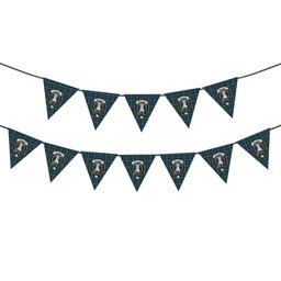 ScotsTee Shop Scottish Malcolm of Berwick Ancient Crest Tartan Triangle Flags Tartan Bunting, Pennants (12pcs)