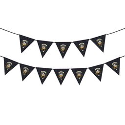 ScotsTee Shop Scottish McLachlan Hunting Crest Tartan Triangle Flags Tartan Bunting, Pennants (12pcs)
