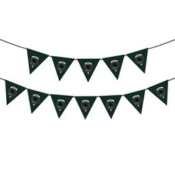 ScotsTee Shop Scottish Mackie Crest Tartan Triangle Flags Tartan Bunting, Pennants (12pcs)
