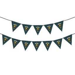 ScotsTee Shop Scottish Kerr Hunting Ancient Crest Tartan Triangle Flags Tartan Bunting, Pennants (12pcs)