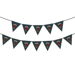 ScotsTee Shop Scottish McNeacail Hunting Crest Tartan Triangle Flags Tartan Bunting, Pennants (12pcs)