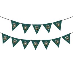 ScotsTee Shop Scottish Urquhart Ancient Crest Tartan Triangle Flags Tartan Bunting, Pennants (12pcs)