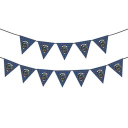 ScotsTee Shop Scottish MacLaine of Loch Buie Hunting Ancient Crest Tartan Triangle Flags Tartan Bunting, Pennants (12pcs)