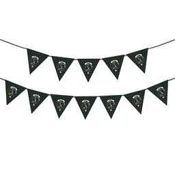 ScotsTee Shop Scottish MacNeil of Colonsay Crest Tartan Triangle Flags Tartan Bunting, Pennants (12pcs)