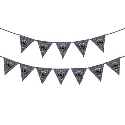 ScotsTee Shop Scottish Rutherford Simon Travis Alan Crest Tartan Triangle Flags Tartan Bunting, Pennants (12pcs)