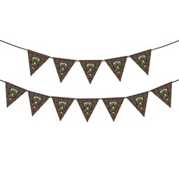 ScotsTee Shop Scottish Stevenson Old Modern Crest Tartan Triangle Flags Tartan Bunting, Pennants (12pcs)