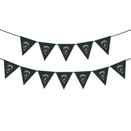 ScotsTee Shop Scottish Stephenson Modern Crest Tartan Triangle Flags Tartan Bunting, Pennants (12pcs)