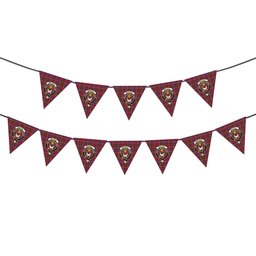 ScotsTee Shop Scottish MacColl Hunting Modern Crest Tartan Triangle Flags Tartan Bunting, Pennants (12pcs)
