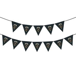 ScotsTee Shop Scottish Russell D Australia Crest Tartan Triangle Flags Tartan Bunting, Pennants (12pcs)