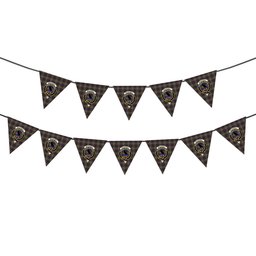 ScotsTee Shop Scottish MacDonell of Glengarry Dress Crest Tartan Triangle Flags Tartan Bunting, Pennants (12pcs)