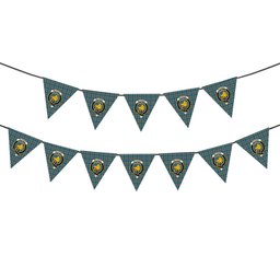 ScotsTee Shop Scottish McTavish Dress Ancient Crest Tartan Triangle Flags Tartan Bunting, Pennants (12pcs)