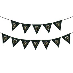 ScotsTee Shop Scottish Stewart Old Crest Tartan Triangle Flags Tartan Bunting, Pennants (12pcs)