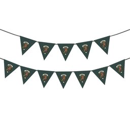 ScotsTee Shop Scottish Melville Crest Tartan Triangle Flags Tartan Bunting, Pennants (12pcs)