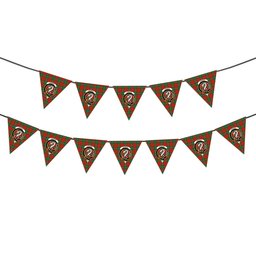 ScotsTee Shop Scottish Lennox Ancient Crest Tartan Triangle Flags Tartan Bunting, Pennants (12pcs)