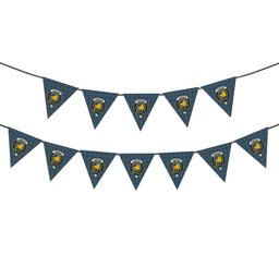ScotsTee Shop Scottish Thompson Society Dress Blue Crest Tartan Triangle Flags Tartan Bunting, Pennants (12pcs)