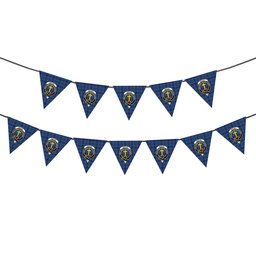 ScotsTee Shop Scottish Mercer Crest Tartan Triangle Flags Tartan Bunting, Pennants (12pcs)