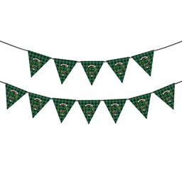 ScotsTee Shop Scottish McArthur Ancient Crest Tartan Triangle Flags Tartan Bunting, Pennants (12pcs)