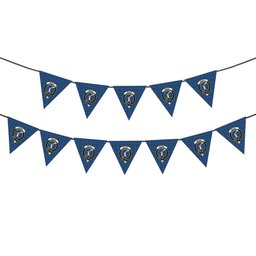 ScotsTee Shop Scottish McRae of America Modern Crest Tartan Triangle Flags Tartan Bunting, Pennants (12pcs)