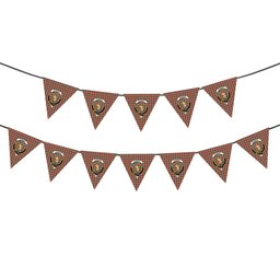 ScotsTee Shop Scottish Stewart Royal Ancient Crest Tartan Triangle Flags Tartan Bunting, Pennants (12pcs)